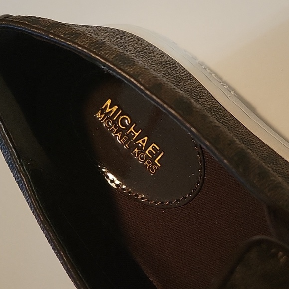Brand New Authentic MICHAEL MICHAEL KORS Keaton Logo Slip-On Sneaker Size 6 - Picture 3 of 11